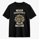 McLeod of Lewis Ancient Tartan Crest 2D T-shirt - Never Underestimate Style
